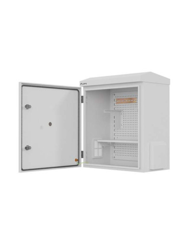 Lanberg Szafa Rack Wisząca 10" Hermetyczna Ip55 Montaż Na Ścianie/Słupie 420X300X500 Szara (Złożona)