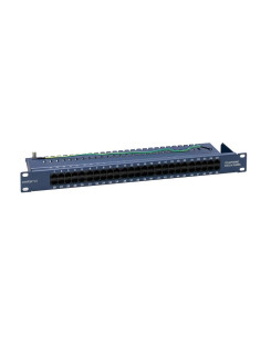 Emiternet Panel 19" Telefoniczny/Isdn 50Xrj45 (1U) Niebieski