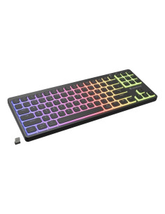 Genesis Thor 430 Tkl Wireless Klawiatura Gaming Usb + Rf Wireless + Bluetooth Qwerty Us English Czarny