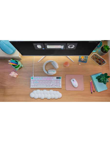 Logitech G G305 X Superlight Myszka Gaming Dla Praworęcznych Rf Wireless + Bluetooth Optyczny 44000 Dpi