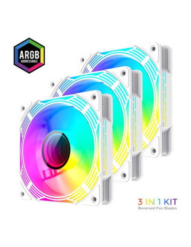 Gamemax Case Fan | Kf300R Wh | White