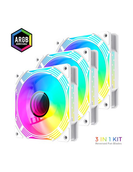 Gamemax Case Fan | Kf300R Wh | White