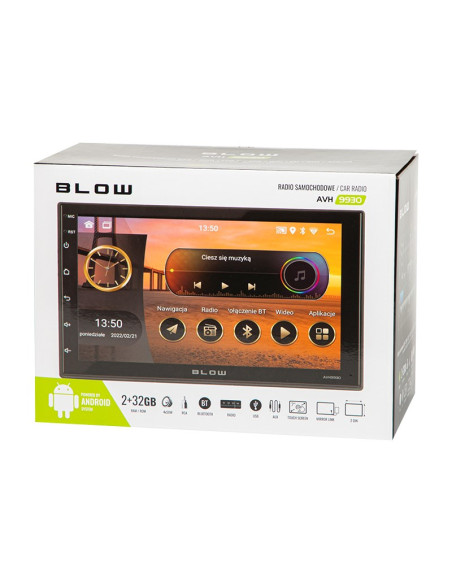 Blow Radio Avh-9930 2Din 7" Gps Android