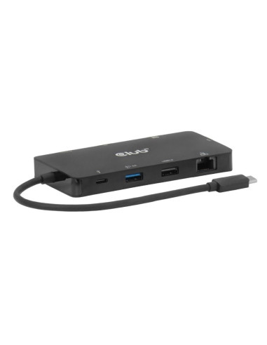 Club3D Csv-2552 Huby I Koncentratory Usb Type-C 5000 Mbit/S Czarny