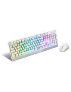 Msi S11-04De305-Cla Klawiatura Dołączona Myszka Gaming Usb Qwertz Niemiecki Biały