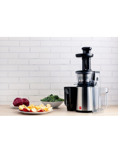 Eldom Wyciskarka Wolnoobrotowa Pj400 400W Srebrno-Czarna ,Ślimak Bpa Free 80 [Obr./Min]