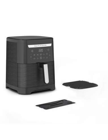 Tefal Easy Fry & Grill Ey8018 6,5 L Autonomiczny 1830 W Frytkownica Na Gorące Powietrze Czarny