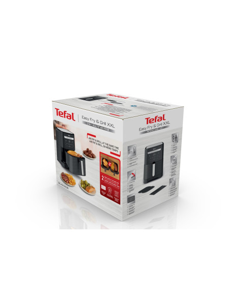 Tefal Easy Fry & Grill Ey8018 6,5 L Autonomiczny 1830 W Frytkownica Na Gorące Powietrze Czarny