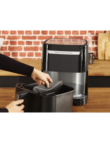 Tefal Easy Fry & Grill Ey8018 6,5 L Autonomiczny 1830 W Frytkownica Na Gorące Powietrze Czarny