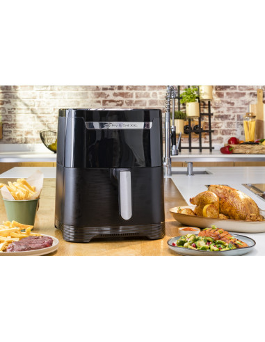 Tefal Easy Fry & Grill Ey8018 6,5 L Autonomiczny 1830 W Frytkownica Na Gorące Powietrze Czarny