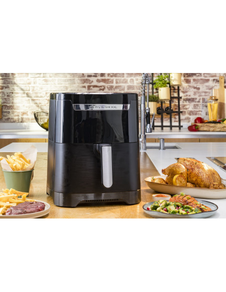 Tefal Easy Fry & Grill Ey8018 6,5 L Autonomiczny 1830 W Frytkownica Na Gorące Powietrze Czarny