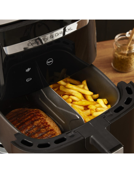 Tefal Easy Fry & Grill Ey8018 6,5 L Autonomiczny 1830 W Frytkownica Na Gorące Powietrze Czarny