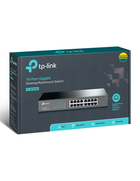 Switch Tp-Link Tl-Sg1016D (16X 10/100/1000Mbps)