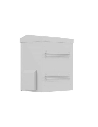 Lanberg Szafa Rack Wisząca 10" Hermetyczna Ip55 Montaż Na Ścianie/Słupie 320X220X400 Szara (Złożona)