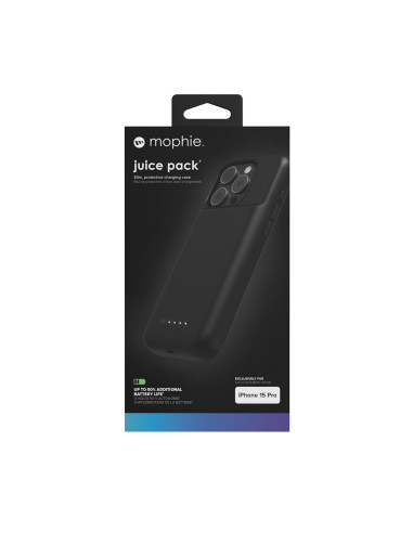 Mophie Juice Pack Pokrowiec Na Telefon Komórkowy 15,5 Cm (6.1") Czarny