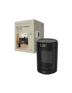 Mill Fh1500Black | Ceramic Fan Heater | 1500 W | Suitable For Rooms Up To 22 M2 | Black