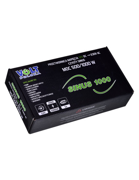 Przetwornica Napiecia Sinus 500/1000 12/230V