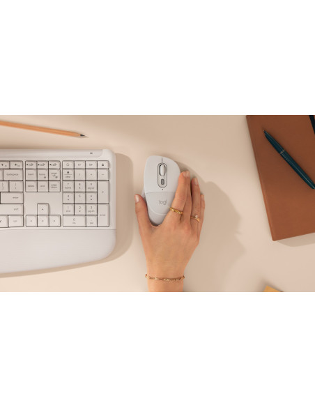 Logitech Signature Comfort Plus M850 L Myszka Uniwersalne Dla Praworęcznych Rf Wireless + Bluetooth Optyczny 4000 Dpi