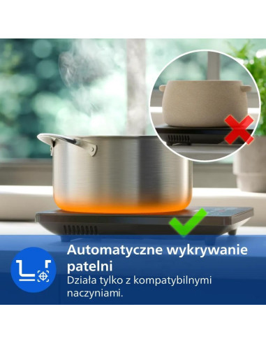 Philips 3000 Series Płyta Indukcyjna Vesuvio Z Serii 3000