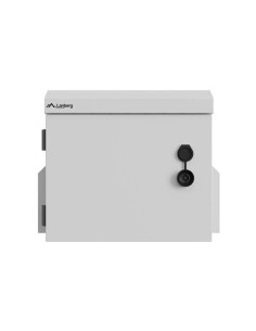 Lanberg Szafa Rack Wisząca 10" Hermetyczna Ip55 Montaż Na Ścianie/Słupie 320X220X300 Szara (Złożona) 2