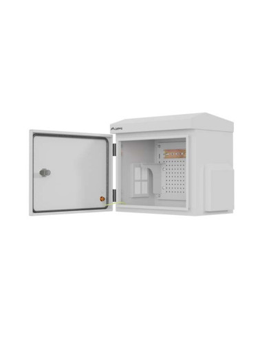 Lanberg Szafa Rack Wisząca 10" Hermetyczna Ip55 Montaż Na Ścianie/Słupie 320X220X300 Szara (Złożona)
