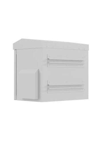 Lanberg Szafa Rack Wisząca 10" Hermetyczna Ip55 Montaż Na Ścianie/Słupie 320X220X300 Szara (Złożona)
