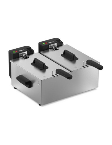 Tristar Double Deep Fryer | Fr-9342 | Power 3600 W | Capacity 6 L | Silver