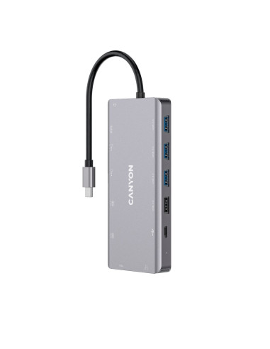 Canyon Ds-12 Usb 3.2 Gen 1 (3.1 Gen 1) Type-C Szary