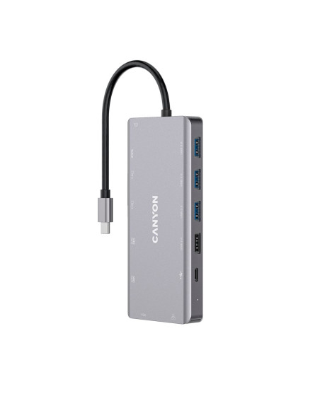 Canyon Ds-12 Usb 3.2 Gen 1 (3.1 Gen 1) Type-C Szary