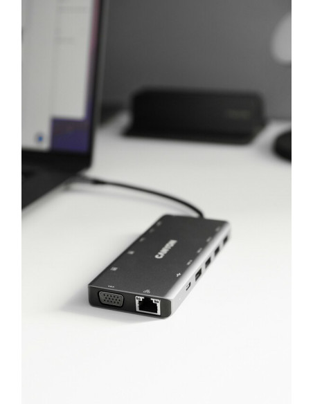 Canyon Ds-12 Usb 3.2 Gen 1 (3.1 Gen 1) Type-C Szary