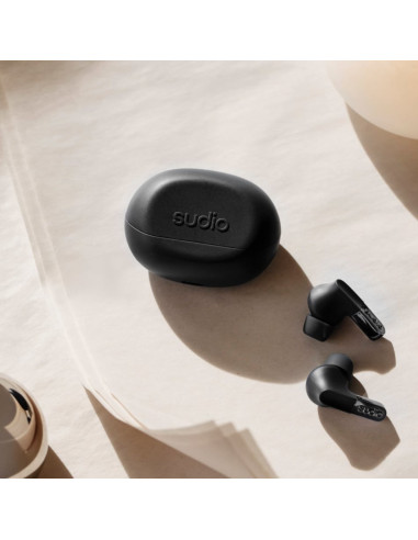 Sudio N3Problk Słuchawki/Zestaw Słuchawkowy Bezprzewodowy Douszny Połączenia/Muzyka Bluetooth Czarny