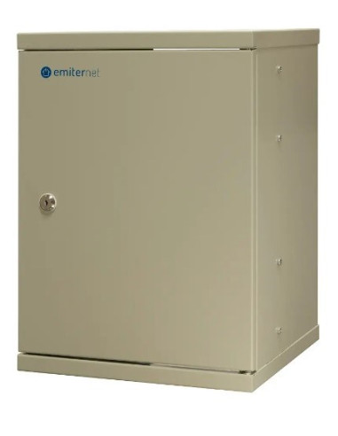 Emiternet Szafa Wisząca Niedzielona 10'' 9U, Drzwi Blacha, 325×330X445Mm (Szer./Gł./Wys.)