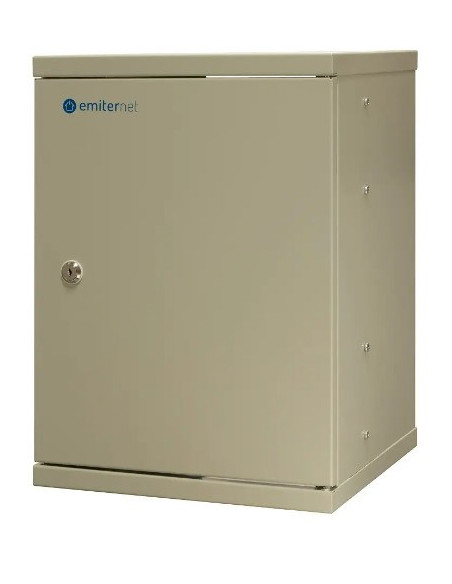 Emiternet Szafa Wisząca Niedzielona 10'' 9U, Drzwi Blacha, 325×330X445Mm (Szer./Gł./Wys.)