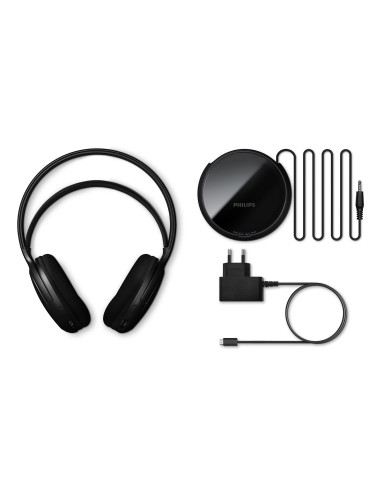 Philips Shc5200M2/12 Słuchawki/Zestaw Słuchawkowy Bezprzewodowy Opaska Na Głowę Tv Usb Type-C Czarny