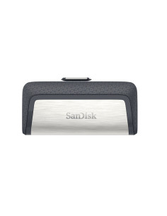 Pendrive Sandisk Ultra Dual Drive 256 Gb Pamięć Flash Usb Usb Type-A / Usb Type-C 3.2 Gen 1 (3.1 Gen 1) Szary, Srebrny