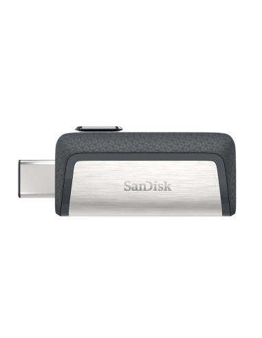 Pendrive Sandisk Ultra Dual Drive 256 Gb Pamięć Flash Usb Usb Type-A / Usb Type-C 3.2 Gen 1 (3.1 Gen 1) Szary, Srebrny