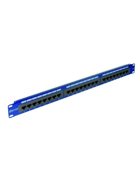 Emiternet Panel 19 &Quot,24Xrj45 Utp Cat.6 1U Melynas Dcn / Ppfa-951K-248-C6