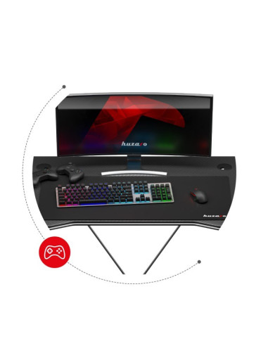 Biurko Gamingowe - Huzaro Hero 1.4 Black