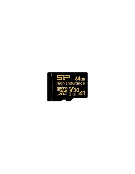Silicon Power Microsdxc High Endurance 64Gb V30 + Adapter