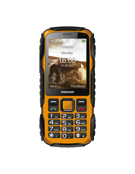 Maxcom Strong Mm920 7,11 Cm (2.8") 140 G Czarny, Żółty Wytrzymały Telefon