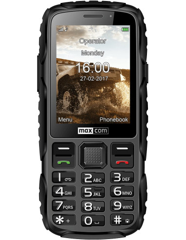 Maxcom Strong Mm920 7,11 Cm (2.8") 140 G Czarny Wytrzymały Telefon