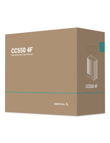 Deepcool Cc550 4F Midi Tower Czarny