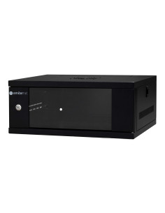 Emiternet Szafa Wisząca Lekka Niedzielona 19'' 4U, Drzwi Blacha/Szkło, 550×450×230Mm Szer./Gł./Wys. Em/Sh02B5404-08