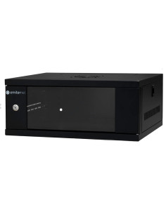 Emiternet Szafa Wisząca Lekka Niedzielona 19'' 4U, Drzwi Blacha/Szkło, 550×450×230Mm Szer./Gł./Wys. Em/Sh02B5404-08 2