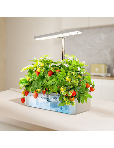 Greenblue Inteligentny System Wewnętrznej Uprawy Roślin, Doniczka Smart, Pojemność 4L, Na 12 Roślin, Diody Led Full Spectrum