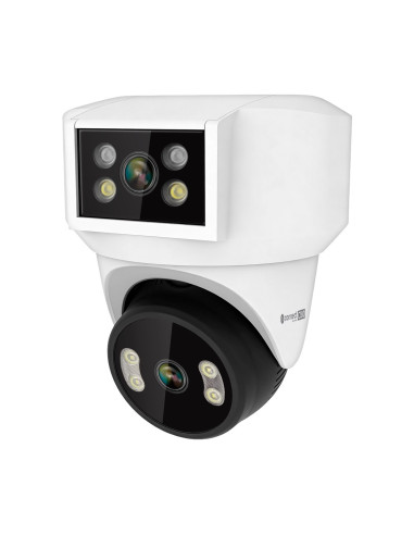 Kamera Wifi Kruger&Matz Connect C180 2X Obiektyw Ptz 360° 2K Tuya Smart Life Kolor Nocą Audio Ai