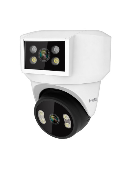 Kamera Wifi Kruger&Matz Connect C180 2X Obiektyw Ptz 360° 2K Tuya Smart Life Kolor Nocą Audio Ai