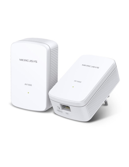 Mercusys Mp500 Kit Karta Sieciowa Do Powerline 1000 Mbit/S Przewodowa Sieć Lan Biały 2 Szt.