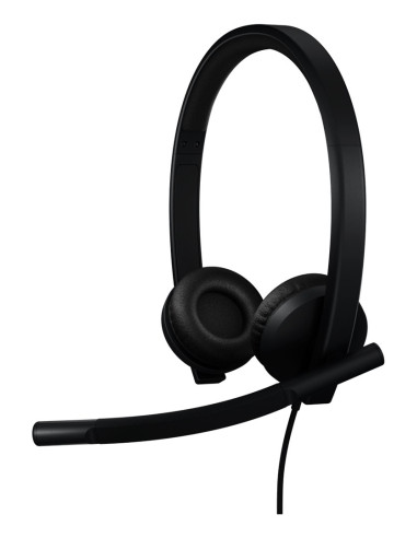 Logitech H570E Zestaw Słuchawkowy Przewodowa Opaska Na Głowę Biuro/Centrum Telefoniczne Usb Type-C Czarny