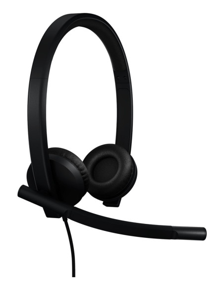 Logitech H570E Zestaw Słuchawkowy Przewodowa Opaska Na Głowę Biuro/Centrum Telefoniczne Usb Type-C Czarny